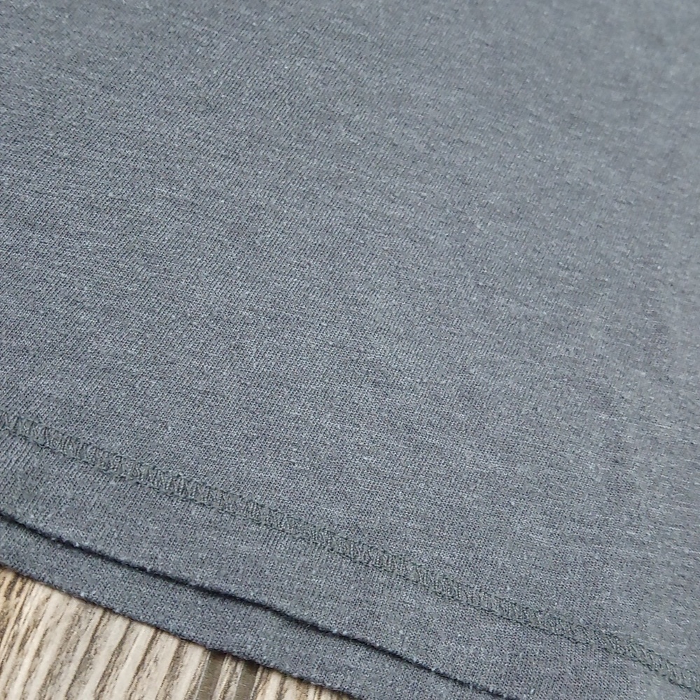 Gray Lightweight Soft Long Sleeve Basic Comfy Cas… - image 7